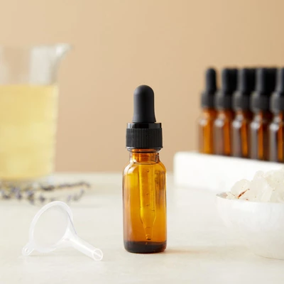 Juvale 48 Pack Of 0.5oz Amber Glass Bottle With Dropper Dispenser And 6 Funnels For Essential Oils, Travel, Perfumes, Liquids, 54 Total Pieces, 15ml 2 Juvale 48 Pack Of 0.5oz Amber Glass Bottle With Dropper Dispenser And 6 Funnels For Essential Oils, Travel, Perfumes, Liquids, 54 Total Pieces, 15ml - Image 2