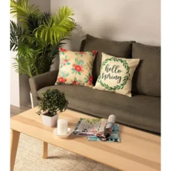 Juvale 4 Pack Spring Easter Throw Pillow Covers For Cushions, Home Decorations, 4 Designs, 17 X 17 In 9 Juvale 4 Pack Spring Easter Throw Pillow Covers For Cushions, Home Decorations, 4 Designs, 17 X 17 In -Juvale GUEST 620fba95 89ce 4d62 aadd cffb84fe3a8b