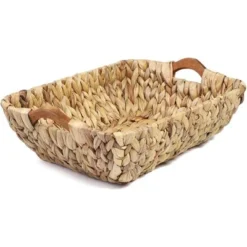 Juvale 2 Pack Natural Brown Hyacinth Storage Baskets With Wooden Handles For Shelves, Decorative Bathroom Organization, 14.5 X 10.5 X 4 In 12 Juvale 2 Pack Natural Brown Hyacinth Storage Baskets With Wooden Handles For Shelves, Decorative Bathroom Organization, 14.5 X 10.5 X 4 In -Juvale GUEST 6296e4e6 eb56 427d bbc2 e27bf8335c44