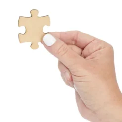 Juvale 100-Pcs Blank Wooden Puzzle, Unfinished, Customizable Jigsaw, MDF Wood Puzzle Pieces For Crafts, DIY, Classroom Activities (1.9x1.6 In) -Juvale GUEST 630bd674 963c 41e0 80f3 6a2c80c65c15