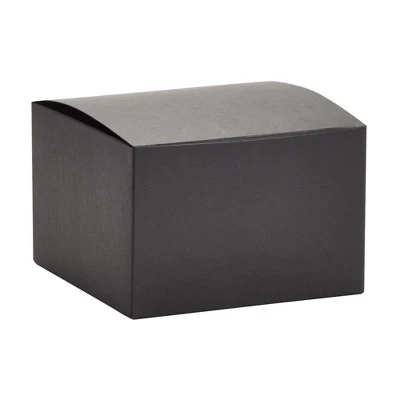 Juvale 30-Pack 6x6x4 Inch Gift Boxes With Lids - Matte Black Cardboard Boxes For Presents, Bridesmaid, Groomsmen, Retail 5 Juvale 30-Pack 6x6x4 Inch Gift Boxes With Lids - Matte Black Cardboard Boxes For Presents, Bridesmaid, Groomsmen, Retail - Image 5