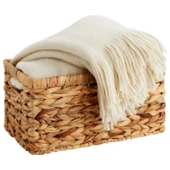 Juvale 2 Pack Small Rectangular Wicker Baskets For Shelves, 6 Inch Wide Hand Woven Water Hyacinth Baskets 10 Juvale 2 Pack Small Rectangular Wicker Baskets For Shelves, 6 Inch Wide Hand Woven Water Hyacinth Baskets -Juvale GUEST 6c749392 9d01 4821 845d c56679e3fb34
