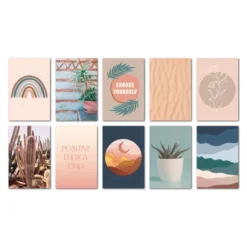 Juvale 50 Pack Boho Themed Aesthetic Wall Prints Collage Kit For Gallery Wall With Motivational Quotes For Indoor Home Decor, 4 X 6 In 6 Juvale 50 Pack Boho Themed Aesthetic Wall Prints Collage Kit For Gallery Wall With Motivational Quotes For Indoor Home Decor, 4 X 6 In -Juvale GUEST 6febd640 1daf 4c99 a83f a5e0820af885