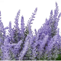 Artificial Lavender Fake Flower Plant In Rustic Pot Wooden Box For Decorations -Juvale GUEST 70871229 905f 4481 9633 b139f1dfbc2b