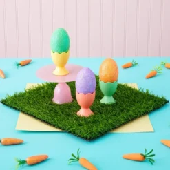 Juvale 4-Pack Artificial Grass Mat Squares, 12x12-Inch Fake Turf Tiles For Balcony, Patio, Outdoor Faux Placemats, DIY Crafts And Decorations, Green -Juvale GUEST 72e4bf2b 657c 4c94 9258 821298146b98