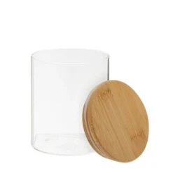 Juvale 6 Pc Set Of Bamboo Storage Containers With Lids For Pasta, Cookies, Nuts, 15 Oz, And 24 Oz Glass Jars For Kitchen Pantry -Juvale GUEST 73815edc 787d 4369 ba3d 79fe45519d6b