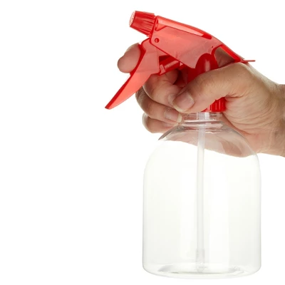 Juvale 6 Pack Empty Plastic Spray Bottles, All-Purpose Clear Refillable Red Spray Bottles For Cleaning Solutions, Dog Training, Hair, Plants (16 Oz) 6 Juvale 6 Pack Empty Plastic Spray Bottles, All-Purpose Clear Refillable Red Spray Bottles For Cleaning Solutions, Dog Training, Hair, Plants (16 Oz) - Image 6