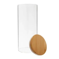Juvale 3 Pack Glass Storage Containers With Bamboo Lids, Airtight Canisters For Pantry (32.5 Oz) -Juvale GUEST 748e314a 879d 4322 a479 30533e96b285