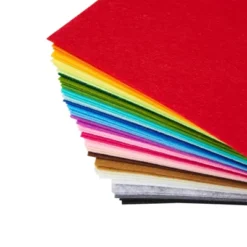 Juvale 50 Pack Felt Fabric Sheets For Crafts, Sewing, Party Decorations, 8x8" (20x20cm, 25 Rainbow Colors) -Juvale GUEST 75363ca3 0467 47a4 a30f 7532c3b42a9d