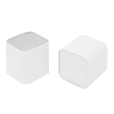 Juvale 3 Piece Set Sugar Tea Coffee Kitchen Canister Set, White Stainless Steel Containers With Bamboo Lids (54 Oz) 4 Juvale 3 Piece Set Sugar Tea Coffee Kitchen Canister Set, White Stainless Steel Containers With Bamboo Lids (54 Oz) - Image 4