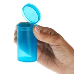 Juvale 30 Pack Empty Pill Bottles With Pop Top Caps, 19 Dram Prescription Medicine Containers (Blue) -Juvale GUEST 77da13c5 cb60 49c0 b621 c82b67c0767a