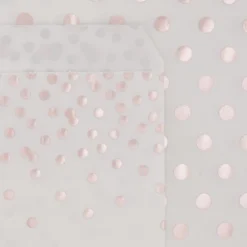 Juvale 100 Pack White Paper Treat Bags, Party Favor Bags For Birthday & Wedding Cookie, Goodie & Gifts, Rose Gold Foil Dots 5 X 7.5 In -Juvale GUEST 781f7195 275a 48aa a46c e41942ac155a
