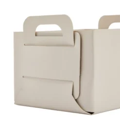 Juvale 2 Pack Faux Leather Foldable Storage Bins With Handles, Collapsible Baskets For Home Organization, Grey, 10 X 6.5 In 11 Juvale 2 Pack Faux Leather Foldable Storage Bins With Handles, Collapsible Baskets For Home Organization, Grey, 10 X 6.5 In -Juvale GUEST 7844238d c845 4a9f 8674 4ed89994f0c2