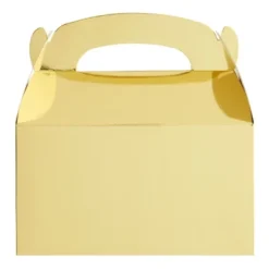 Blue Panda 24 Pack Gold Gable Treat Boxes For Wedding, Birthday Party, Small Boxes For Gifts, Party Favors, Candies, Goodies, 6 X 3.5 X 3.5 In -Juvale GUEST 78c7087b 7e09 4f9d 88b6 5b776bc04135