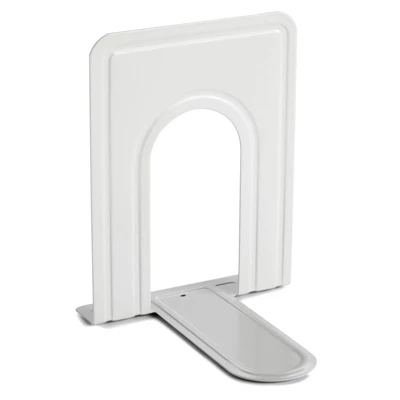 Juvale 12 Pack Metal Bookends For Shelves, Heavy Duty White Book Stoppers For Library, Living Room, Or Office (5x6.6x 5.8 In) 5 Juvale 12 Pack Metal Bookends For Shelves, Heavy Duty White Book Stoppers For Library, Living Room, Or Office (5x6.6x 5.8 In) - Image 5