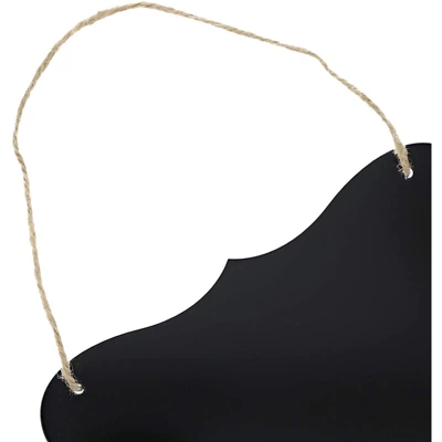 Juvale 6-Pack Black Hanging Acrylic Chalkboard Message Board Signs Liquid & Standard Chalk 4 X 6 In 5 Juvale 6-Pack Black Hanging Acrylic Chalkboard Message Board Signs Liquid & Standard Chalk 4 X 6 In - Image 5