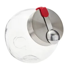 Juvale Glass Glass Jar Candy Dispenser With Scoop And Stainless Steel Lid, Penny Jar For Cookies, Nuts, Dry Goods, Jelly Beans, Food Storage, 58 Oz -Juvale GUEST 7b30006a 2264 4e8c 8b3b afc66689cf94