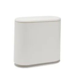 Juvale 2.6 Gallon Small Trash Can With Lid For Kitchen, Narrow Garbage Bin For Bathroom, Bedroom, Office, White, 10L -Juvale GUEST 81befdd3 c9de 40c0 8147 cb224735492e