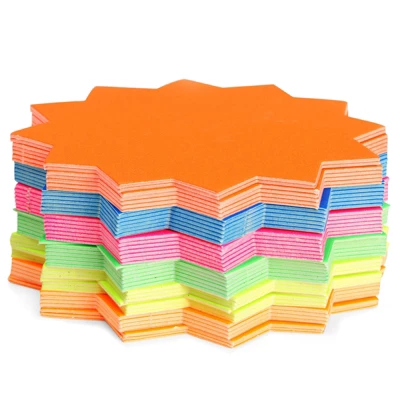 Juvale 120-Pack Bulletin Board Decorations, Blank Cutouts, Starburst Signs For Retail, Office Supplies, Sales, Poster Boards (6 Colors, 4x4 In) 6 Juvale 120-Pack Bulletin Board Decorations, Blank Cutouts, Starburst Signs For Retail, Office Supplies, Sales, Poster Boards (6 Colors, 4x4 In) - Image 6