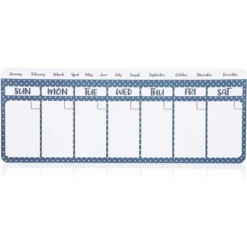 4 Packs Magnetic Dry Erase Polka Dot Refrigerator Calendar Reminders To Do List For Whiteboards Fridges Lockers, White Blue, 11 X 4.2 Inches 8 4 Packs Magnetic Dry Erase Polka Dot Refrigerator Calendar Reminders To Do List For Whiteboards Fridges Lockers, White Blue, 11 X 4.2 Inches -Juvale GUEST 827bcd29 48e9 47b2 8e50 4086ca5cb9e6