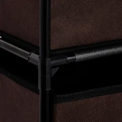 [Juvale] 4-Tier Drawer Dresser For Bedroom, Clothes Organizer, Fabric Storage Tower For Clothing, Linens, Closet, Easy Assembly (Dark Brown, -Juvale GUEST 82b2d043 9b41 49a7 b0a0 cea6dbf04776