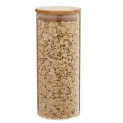 Juvale 3 Pack Glass Storage Containers With Bamboo Lids, Airtight Canisters For Pantry (32.5 Oz) -Juvale GUEST 830a5599 01f9 44d7 a9e1 55603740ea9f