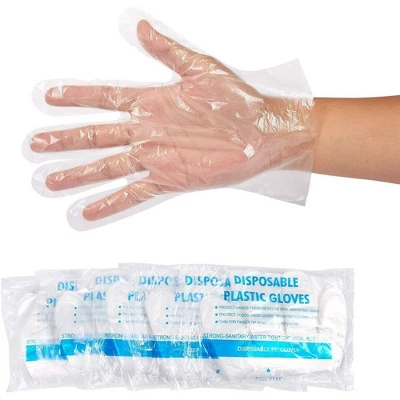 Juvale 500 Pack Cooking Gloves - Plastic Disposable Food Safe Food Prep, Handling, Serving Gloves (Clear, One Size Fits Most) 5 Juvale 500 Pack Cooking Gloves - Plastic Disposable Food Safe Food Prep, Handling, Serving Gloves (Clear, One Size Fits Most) - Image 5