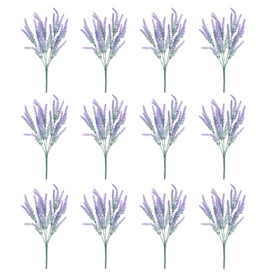 Juvale 12 Bundles Artificial Lavender Flowers For Bouquets, Fake Wild Stems For Wedding, Faux Table Centerpieces (14x2x3 In) 6 Juvale 12 Bundles Artificial Lavender Flowers For Bouquets, Fake Wild Stems For Wedding, Faux Table Centerpieces (14x2x3 In) - Image 6