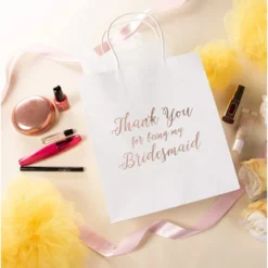 11pcs Bridesmaid Wedding Gift Bags Tissue Paper+1 Maid Of Honor For Bridal Party -Juvale GUEST 85a88310 db8c 479c 8aa7 6a7e80ea74ae