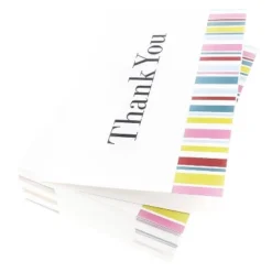 Juvale 48-Count Bulk Colorful Stripe Thank You Cards With Envelopes, Thank You Notes, 6 Designs, 4 X 6 In 6 Juvale 48-Count Bulk Colorful Stripe Thank You Cards With Envelopes, Thank You Notes, 6 Designs, 4 X 6 In -Juvale GUEST 86d6b96e e0cc 48e3 9b38 cedf3db07131