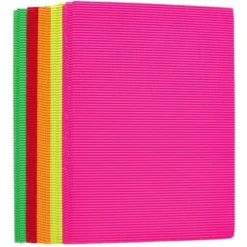 Juvale 30-Pack Corrugated Paper Sheets For Arts And Crafts Project, 5 Colors (8.25 X 11.75 Inches) -Juvale GUEST 89044d3e 0808 4d69 8474 eced41d4677d