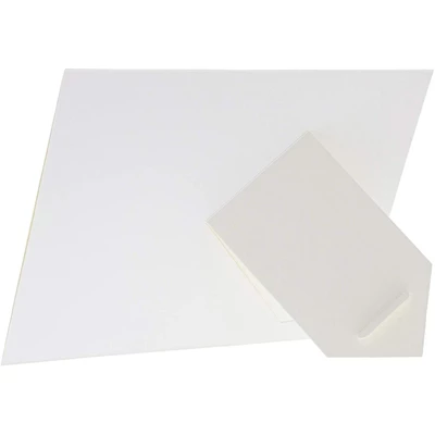 Juvale 30-Pack Cardboard Photo Picture Frame Easel Holds 5 X 7 Photos, White 3 Juvale 30-Pack Cardboard Photo Picture Frame Easel Holds 5 X 7 Photos, White - Image 3