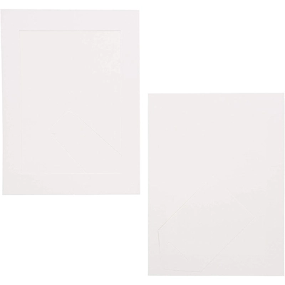 Juvale 30-Pack Cardboard Photo Picture Frame Easel Holds 5 X 7 Photos, White 4 Juvale 30-Pack Cardboard Photo Picture Frame Easel Holds 5 X 7 Photos, White - Image 4