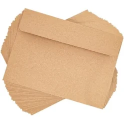 48-Pack Photo Insert Paper Picture Frame With Envelopes Included, Kraft Brown Paper, Holds 4" X 6" Photos -Juvale GUEST 8b945df9 706a 4f8f 9f86 695a11e7347a