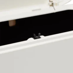 Juvale 2.6 Gallon Small Trash Can With Lid For Kitchen, Narrow Garbage Bin For Bathroom, Bedroom, Office, White, 10L -Juvale GUEST 8c192f41 c17e 4d9a 8dcb 3b0581f74270