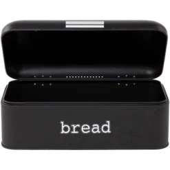 Juvale Stainless Steel Bread Box For Kitchen Countertop, Large Black Bin For 2 Loaves, English Muffins, 16.75x9x6.5 In 13 Juvale Stainless Steel Bread Box For Kitchen Countertop, Large Black Bin For 2 Loaves, English Muffins, 16.75x9x6.5 In -Juvale GUEST 8c8627af b4fd 41c4 8eb5 e3bc981e0d1f