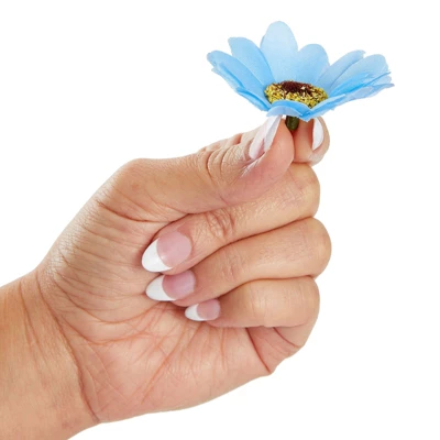 Juvale 60 Pack Artificial Daisy Flowers Heads, 2-Inch Colorful Fake Flowers, Bulk, For Crafts, Wedding Decorations, 6 Colors 5 Juvale 60 Pack Artificial Daisy Flowers Heads, 2-Inch Colorful Fake Flowers, Bulk, For Crafts, Wedding Decorations, 6 Colors - Image 5