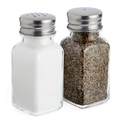 Juvale 24-Pack Square Glass Salt And Pepper Shakers Dispenser, 2-Ounce, Clear 4 Juvale 24-Pack Square Glass Salt And Pepper Shakers Dispenser, 2-Ounce, Clear - Image 4