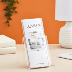 Juvale 6-Pack Acrylic Book Stand For Books, Comics, Phone, Tablet, Clear Easel Display, 4.5x5-Inch Transparent Holder For School, Home, Office -Juvale GUEST 8e391836 ad01 488f 9f04 59d818b2ecea