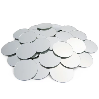 Juvale 50-Pack Small Round Mirrors For Crafts, 3-Inch Glass Tile Circles For Wall And Table Decor, Mosaics, DIY Home Projects, Decorations 5 Juvale 50-Pack Small Round Mirrors For Crafts, 3-Inch Glass Tile Circles For Wall And Table Decor, Mosaics, DIY Home Projects, Decorations - Image 5