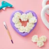 Juvale 4 Pack White Foam Heart Wreath Forms For Crafts, DIY Hearts For Wedding, Valentine's Decorations, 10 Inches