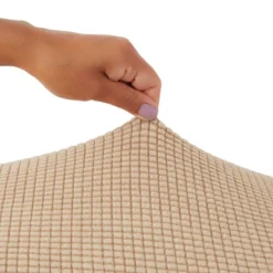 2 Pack Stretch Outdoor Cushion Covers For Patio Furniture And Sofas, Reversible (Medium, Sand Beige) -Juvale GUEST 90a85be7 9028 4055 883b e52f1a0610fc