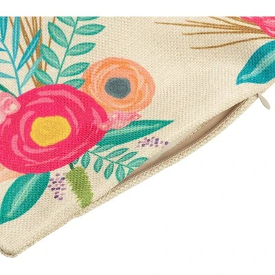 Juvale 4 Pack Spring Easter Throw Pillow Covers For Cushions, Home Decorations, 4 Designs, 17 X 17 In 5 Juvale 4 Pack Spring Easter Throw Pillow Covers For Cushions, Home Decorations, 4 Designs, 17 X 17 In - Image 5