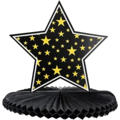 3-Pack 30Th Birthday Honeycomb Table Centerpiece Party Decoration, 3 Star Designs -Juvale GUEST 931873e1 ada9 4248 8e8b e3fe5e11316a