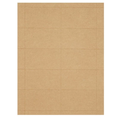 1000 Piece Blank Printable Business Cards, Paper, Perforated, Cardstock, Customizable, Business Cards, 10 Cards Per Sheet, 3.5 X 2 In, Brown 7 1000 Piece Blank Printable Business Cards, Paper, Perforated, Cardstock, Customizable, Business Cards, 10 Cards Per Sheet, 3.5 X 2 In, Brown - Image 7