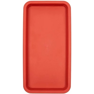 Juvale 8 Pack Plastic Plant Drip Trays For Pots, Rectangular Saucer Pans For Planters And Water Drainage, Indoors, Outdoors, Terracotta Red, 6.5x12 In 5 Juvale 8 Pack Plastic Plant Drip Trays For Pots, Rectangular Saucer Pans For Planters And Water Drainage, Indoors, Outdoors, Terracotta Red, 6.5x12 In - Image 5