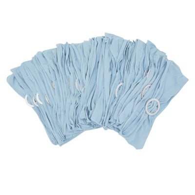 Juvale Light Blue Chair Sashes With Silver Buckles For Wedding Reception, Baby Shower, Birthday Party, Fits 13.5- To 16.5-Inch Chair Backs (50 Pack) 5 Juvale Light Blue Chair Sashes With Silver Buckles For Wedding Reception, Baby Shower, Birthday Party, Fits 13.5- To 16.5-Inch Chair Backs (50 Pack) - Image 5