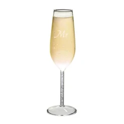 Juvale Set Of 2 'Mr And Mrs' Champagne Toasting Flutes For Bride And Groom, Wedding Wine Glasses For Newlyweds, Engagement Gifts -Juvale GUEST 9e8d92a7 a224 415e b649 265b8adf4ad7