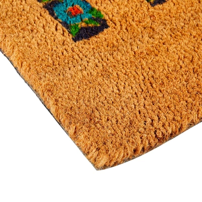 Juvale Nonslip Coco Coir Front Welcome Door Mat, Home Indoor Outdoor Doormat Rug, 17x30 In 7 Juvale Nonslip Coco Coir Front Welcome Door Mat, Home Indoor Outdoor Doormat Rug, 17x30 In - Image 7
