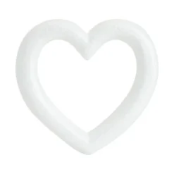 Juvale 4 Pack White Foam Heart Wreath Forms For Crafts, DIY Hearts For Wedding, Valentine's Decorations, 10 Inches -Juvale GUEST 9ff21399 b047 484a b22e 3e0362942fa7